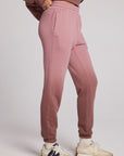 Wilshire Mauve Rose/Coco Brown Dip Dye Joggers