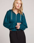 Olympic Dark Sea Zip Up Hoodie