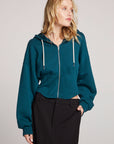 Olympic Dark Sea Zip Up Hoodie