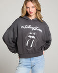 The Rolling Stones Stitched Tongue Logo Pullover Hoodie