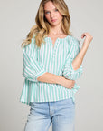 Cody Aloe Stripe Blouse