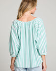 Cody Aloe Stripe Blouse