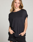 Cassidy Licorice Black Tee