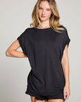 Cassidy Licorice Black Tee