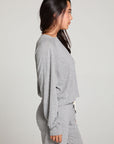 Boone Streaky Grey Long Sleeve