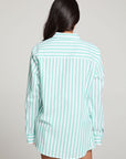 Paso Aloe Stripe Button Up