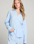 Paso Skyway Blue Button Up