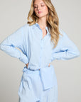 Paso Skyway Blue Button Up