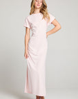 Saloonn Ballet Slipper Pink Maxi Dress