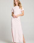 Saloonn Ballet Slipper Pink Maxi Dress