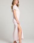 Saloonn Ballet Slipper Pink Maxi Dress