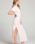 Saloonn Ballet Slipper Pink Maxi Dress