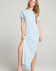 Saloonn Skyway Blue Maxi Dress