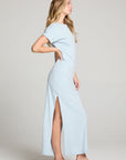 Saloonn Skyway Blue Maxi Dress