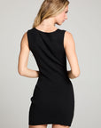 Reno Licorice Black Mini Dress