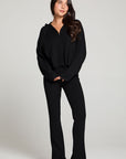 Mccartneyy Licorice Black Zip Up Long Sleeve