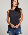 Alba Licorice Black Tank