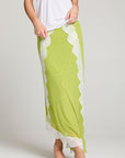 Demi Chartruse Maxi Skirt