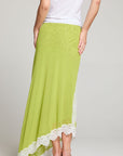 Demi Chartruse Maxi Skirt