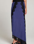 Demi Frost Blue Maxi Skirt