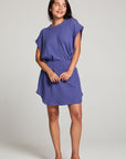 Joan Frost Blue Mini Dress