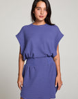 Joan Frost Blue Mini Dress