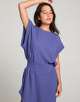 Joan Frost Blue Mini Dress