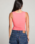 Mila Electric Coral Tank Top