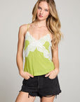 Julia Chartruse Green Tank Top