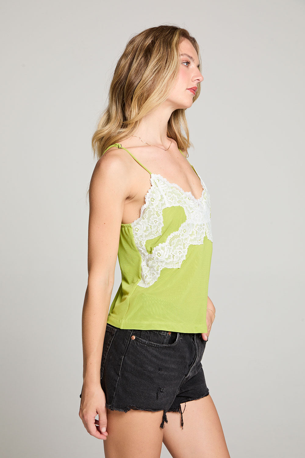 Julia Chartruse Green Tank Top