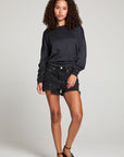 Gwyneth Licorice Black Long Sleeve