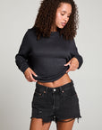 Gwyneth Licorice Black Long Sleeve