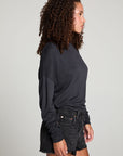 Gwyneth Licorice Black Long Sleeve