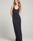 Mayer Licorice Black Maxi Dress