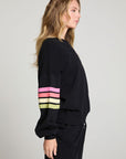 Rainbow Strappings Long Sleeve Pullover