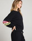 Rainbow Strappings Long Sleeve Pullover