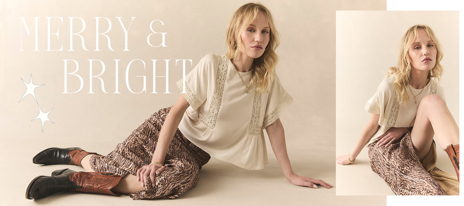 Merry + bright.
Our first Holiday looks are here!