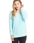 COZY KNIT LONG SLEEVE CREW NECK DOLMAN WOMENS chaserbrand