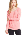 COZY KNIT LONG SLEEVE CREW NECK DOLMAN WOMENS chaserbrand