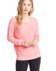 COZY KNIT LONG SLEEVE CREW NECK DOLMAN WOMENS chaserbrand