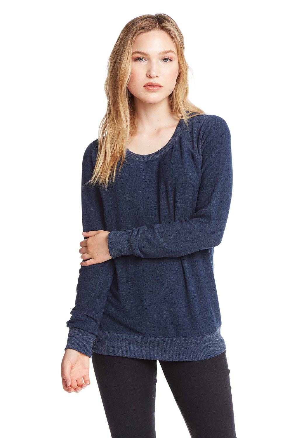 COZY KNIT LS RAGLAN PULLOVER WOMENS chaserbrand