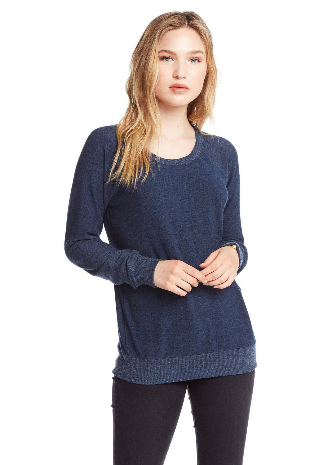 COZY KNIT LS RAGLAN PULLOVER WOMENS chaserbrand