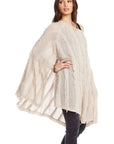 SIDE SLIT PONCHO WOMENS chaserbrand