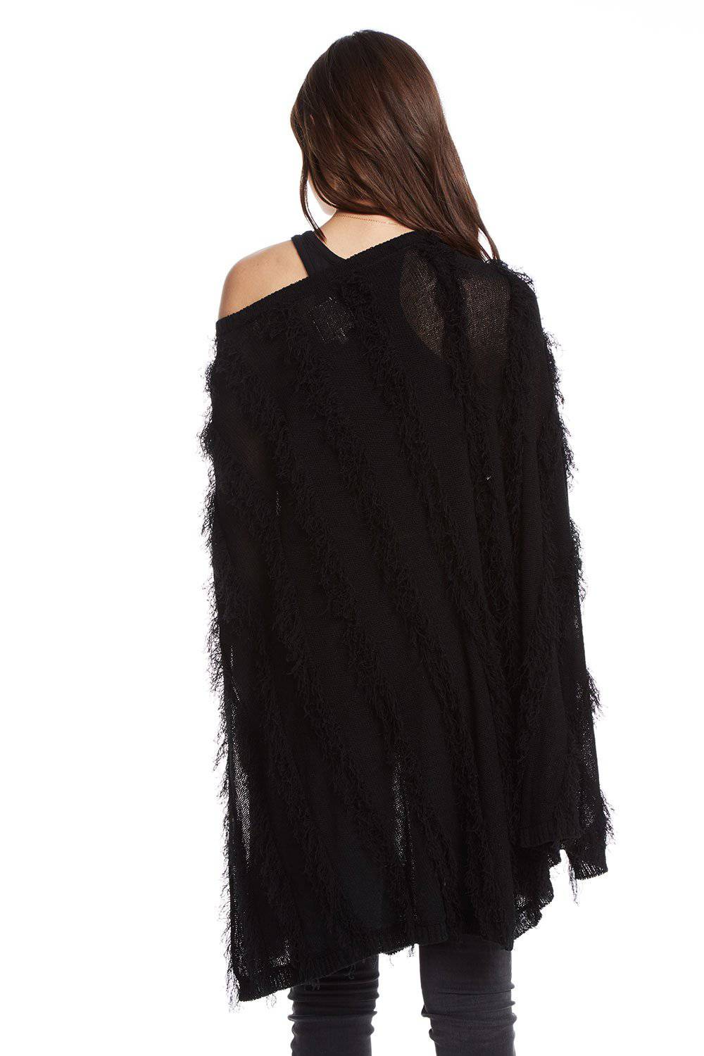 SIDE SLIT PONCHO WOMENS chaserbrand