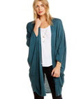 TRIBLEND JERSEY COCOON CARDIGAN WOMENS chaserbrand