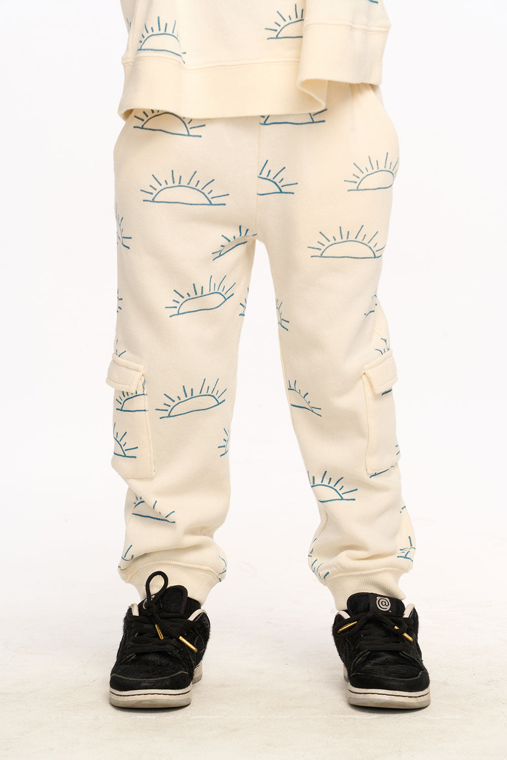 Rising Sun Santiago Cargo Joggers - Coco Milk BOYS chaserbrand