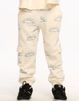 Rising Sun Santiago Cargo Joggers - Coco Milk BOYS chaserbrand