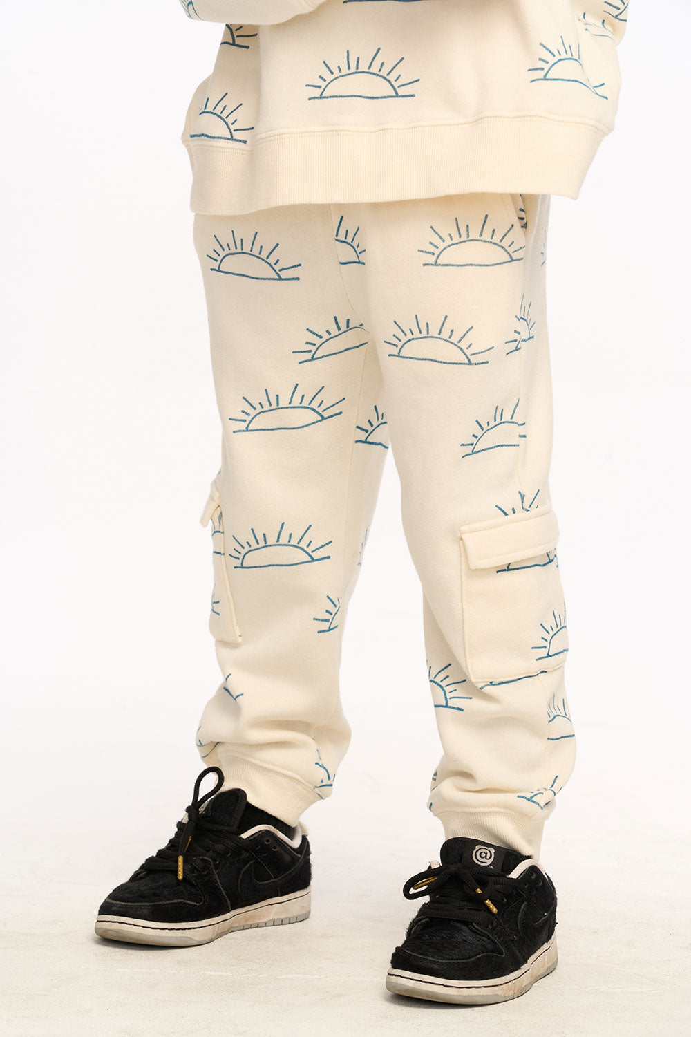 Rising Sun Santiago Cargo Joggers - Coco Milk BOYS chaserbrand