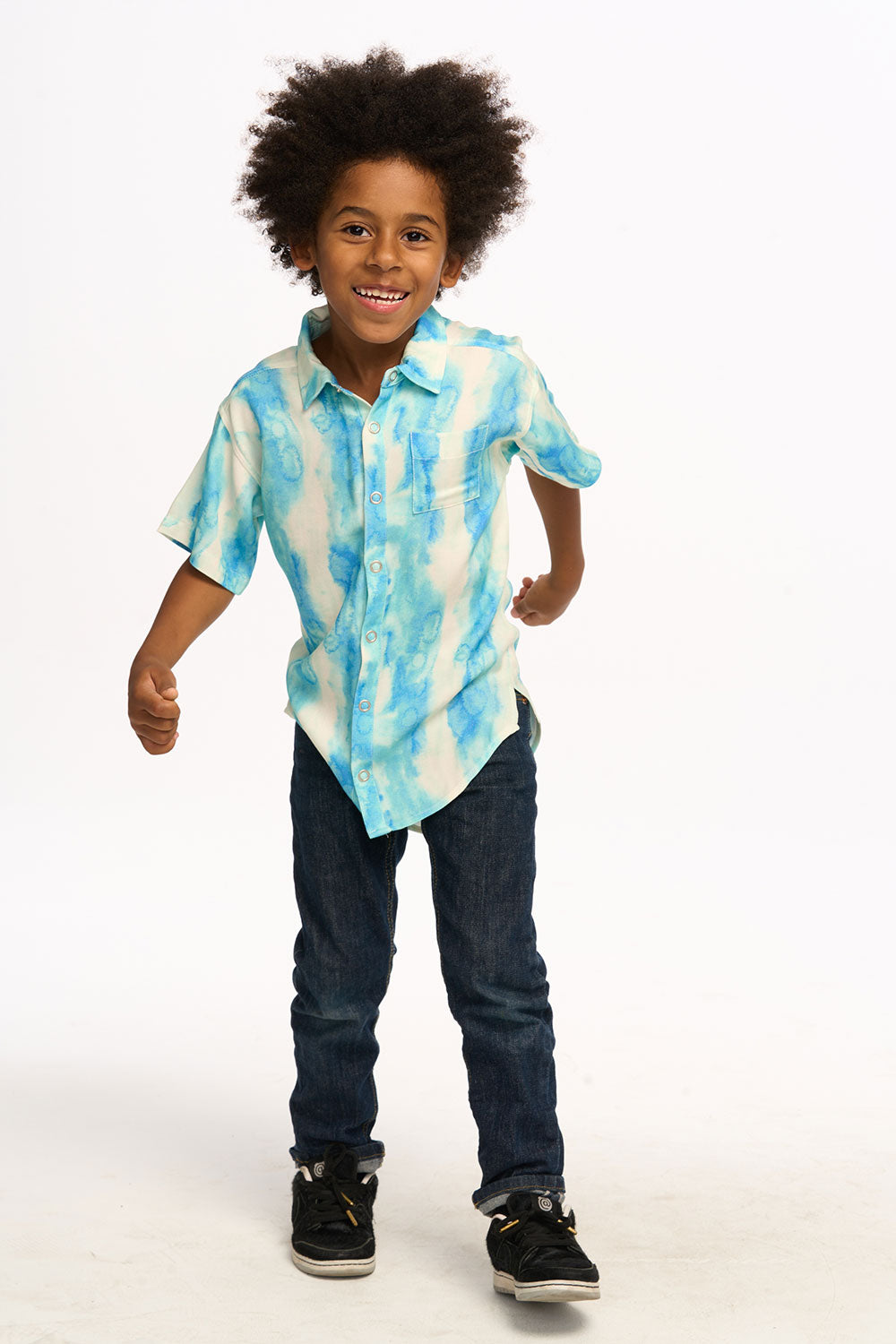 Blue Watercolor Stripe BOYS chaserbrand