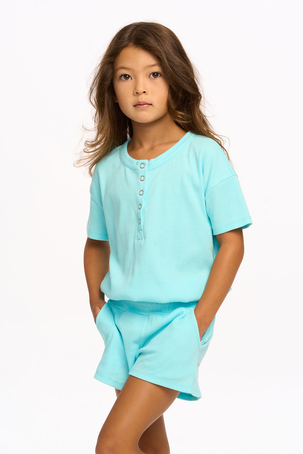 Rosie Romper - Clear Blue GIRLS chaserbrand